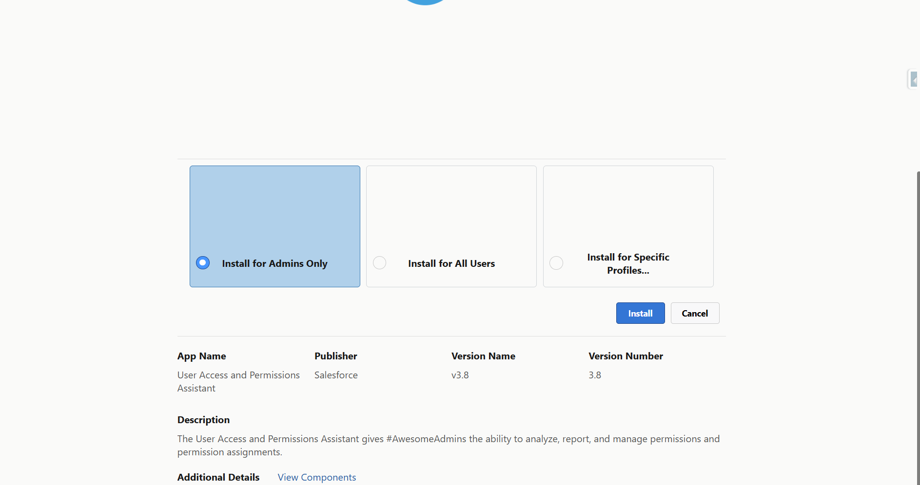Download the package from AppExchange