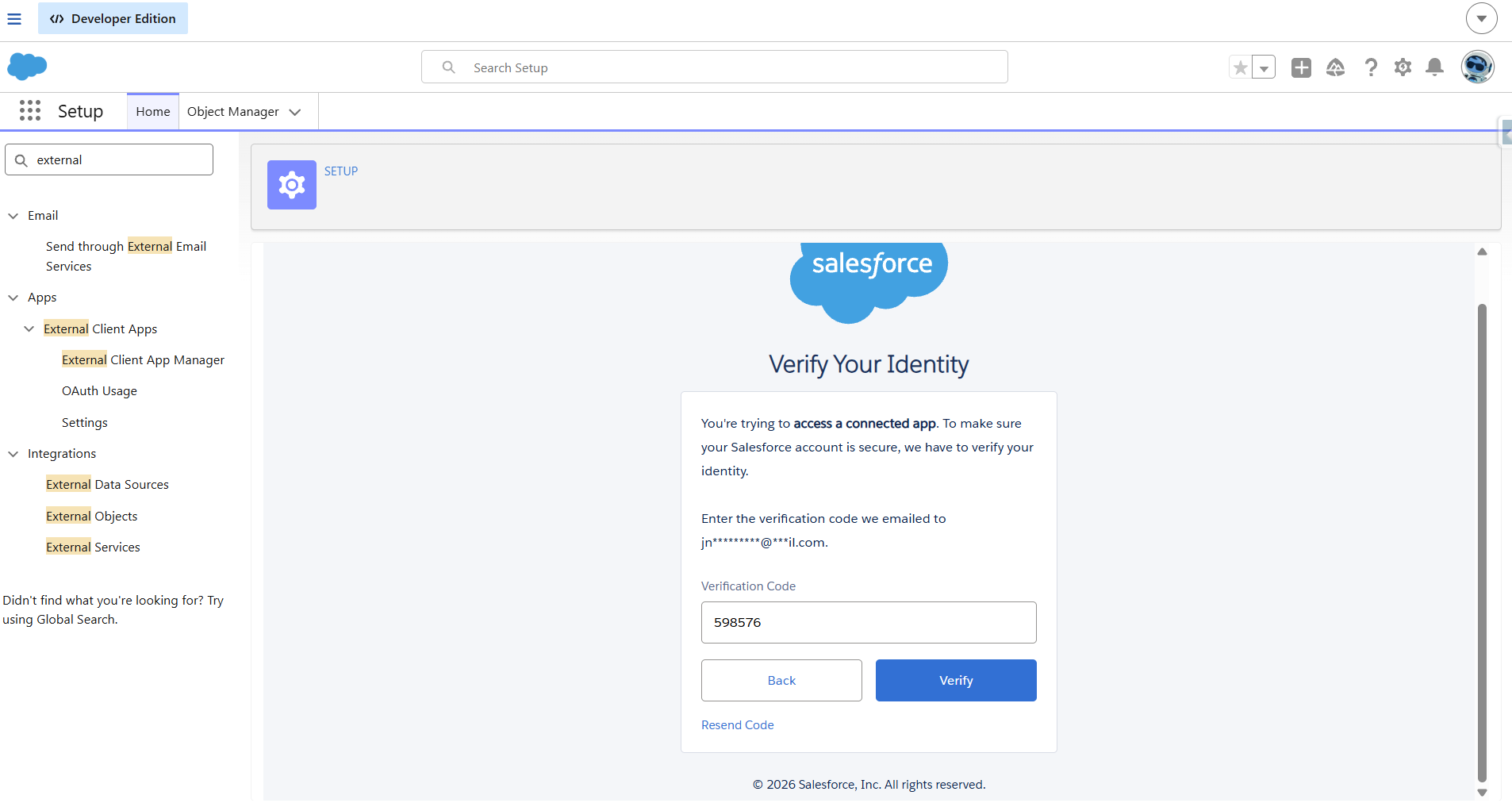 Create a Connected App for the Tooling API